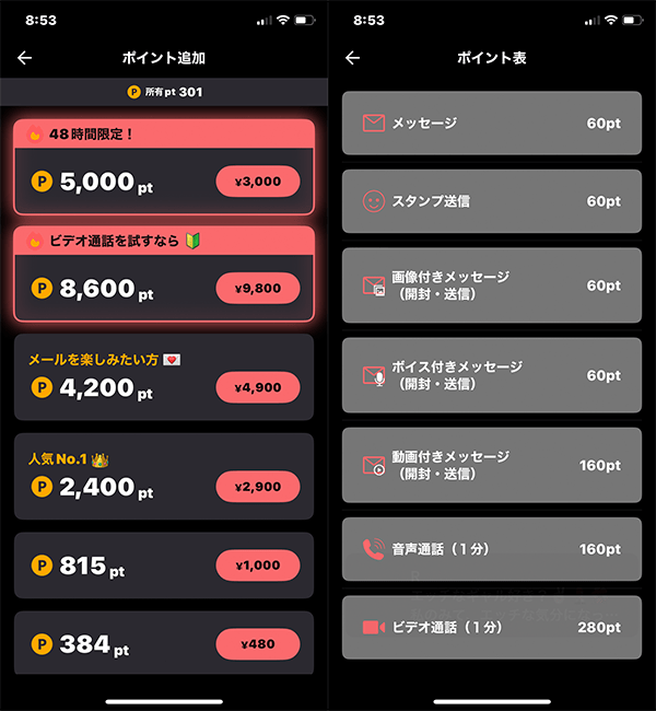 料金設定